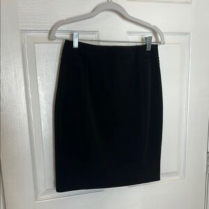 Express Black Knee-Length Pencil Skirt